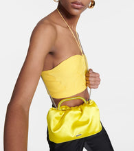 Staud Cory silk-satin tote bag