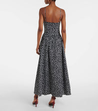 Staud Dena gathered cotton poplin midi dress