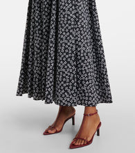 Staud Dena gathered cotton poplin midi dress