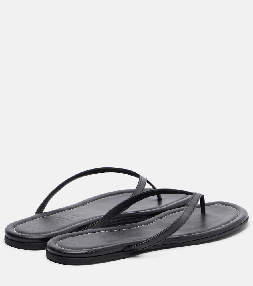 Staud Freja leather thong sandals