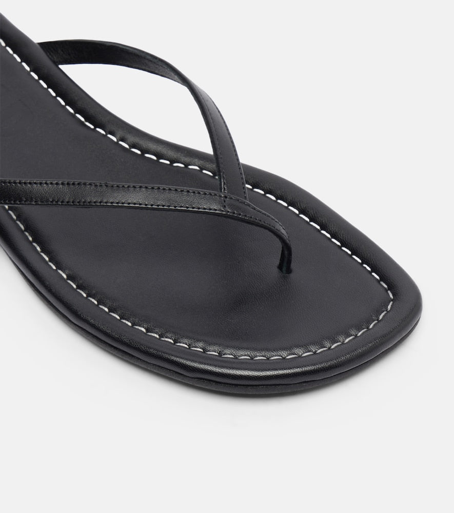 Staud Freja leather thong sandals