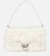 Staud Harlow faux fur shoulder bag. Shop Staud Shoulder Bags for women now.