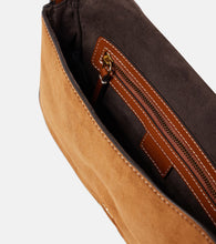 Staud Harlow suede shoulder bag
