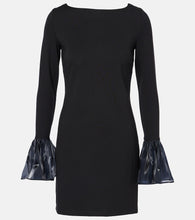 Staud Hawthorne organza-trimmed minidress. Staud Hawthorne 欧根纱饰边迷你连衣裙