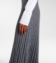 Staud O'Keefe cotton and wool-blend maxi dress