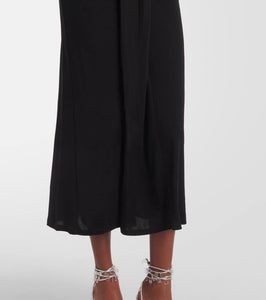 Staud Ruched jersey midi dress