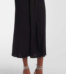 Staud Ruched jersey midi dress