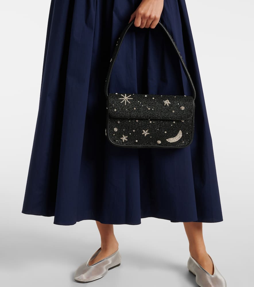 Staud Tommy Small beaded shoulder bag