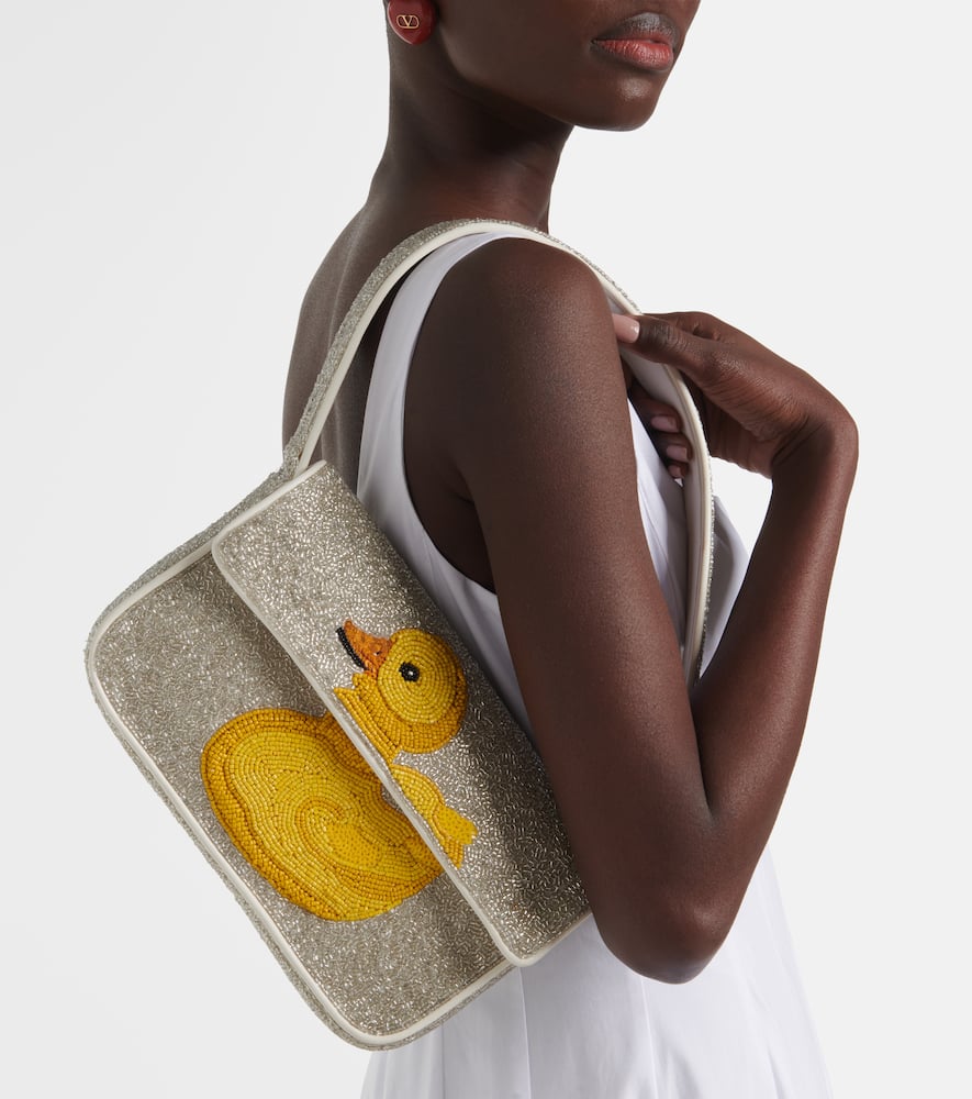 Staud Tommy beaded shoulder bag