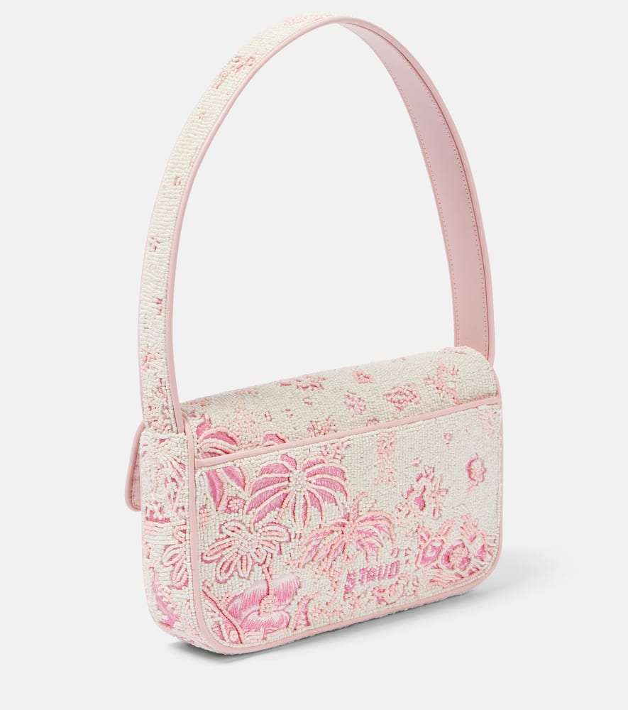 Staud Tommy beaded shoulder bag