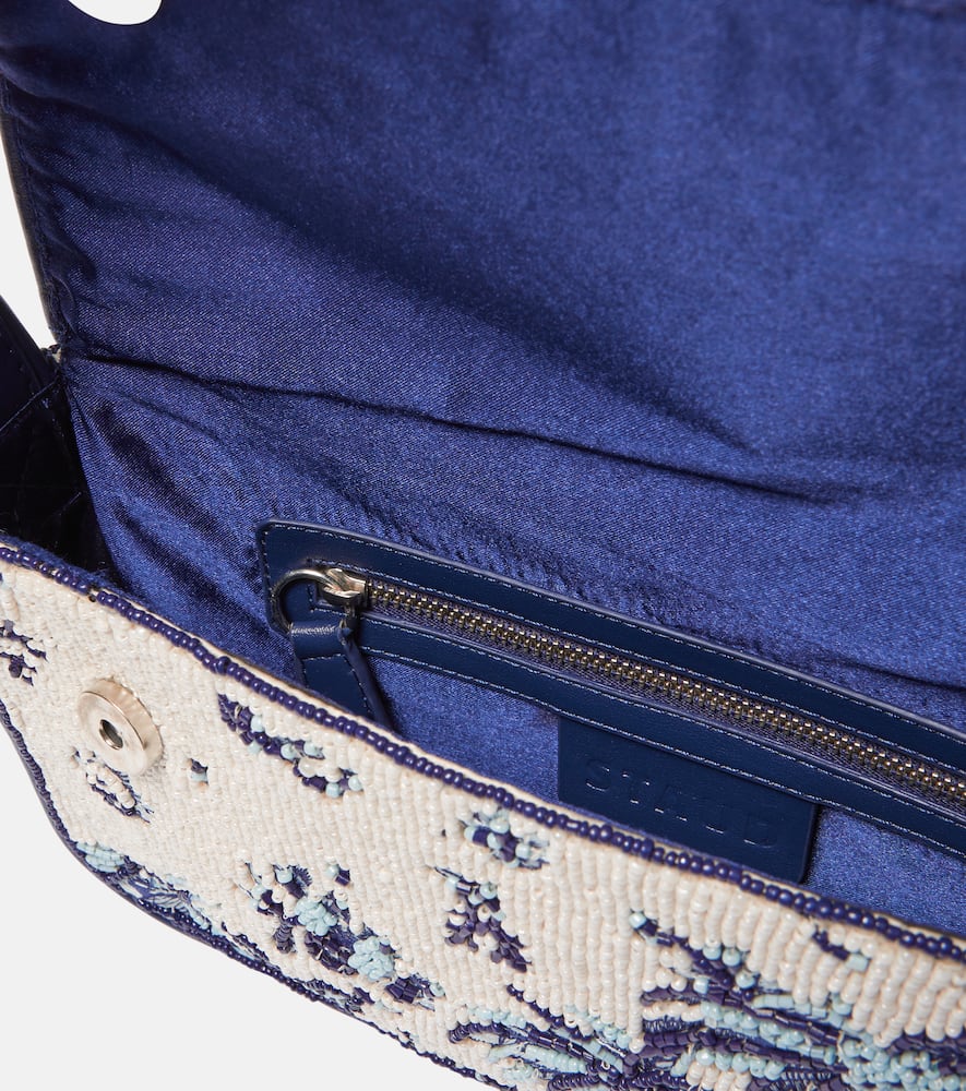 Staud Tommy beaded shoulder bag