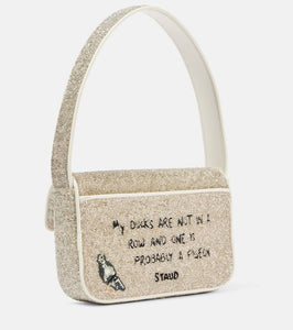 Staud Tommy beaded shoulder bag