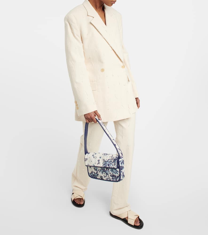 Staud Tommy beaded shoulder bag
