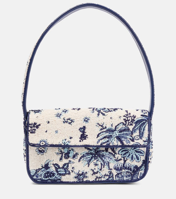 Staud Tommy beaded shoulder bag. Shop Staud Shoulder Bags for women now.
