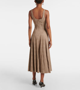 Staud Wells midi dress
