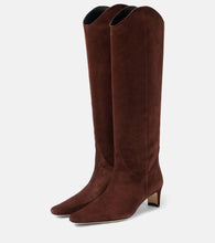 Staud Western Wally suede knee-high boots