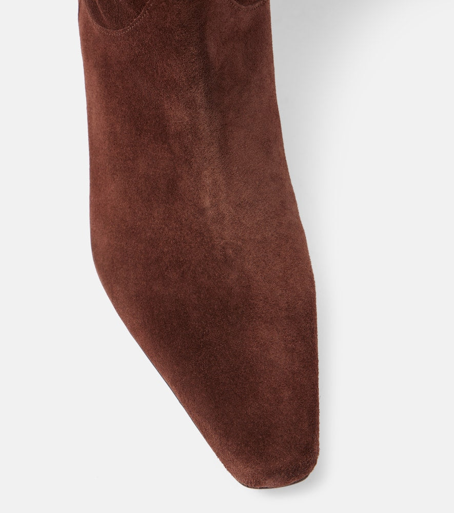 Staud Western Wally suede knee-high boots
