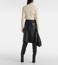 Stella McCartney Alter mat faux leather midi skirt