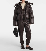 Stella McCartney Altermat faux leather puffer jacket