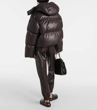 Stella McCartney Altermat faux leather puffer jacket