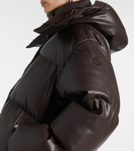 Stella McCartney Altermat faux leather puffer jacket