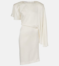 Stella McCartney Asymmetric  satin midi dress. Stella McCartney 不对称缎面中长连衣裙
