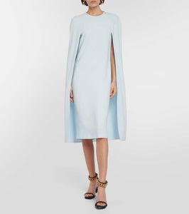 Stella McCartney Cape cady midi dress