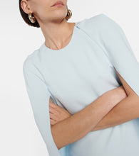 Stella McCartney Cape cady midi dress