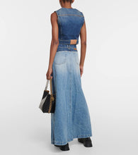 Stella McCartney Cropped denim vest