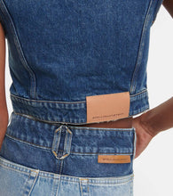 Stella McCartney Cropped denim vest