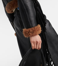 Stella McCartney Cropped faux leather biker jacket