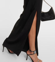 Stella McCartney Crystal-braided maxi dress