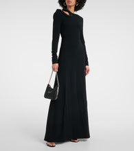 Stella McCartney Crystal-embellished cutout gown