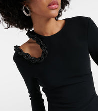 Stella McCartney Crystal-embellished cutout gown