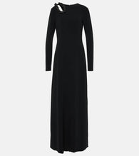 Stella McCartney Crystal-embellished cutout gown
