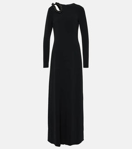 Stella McCartney Crystal-embellished cutout gown