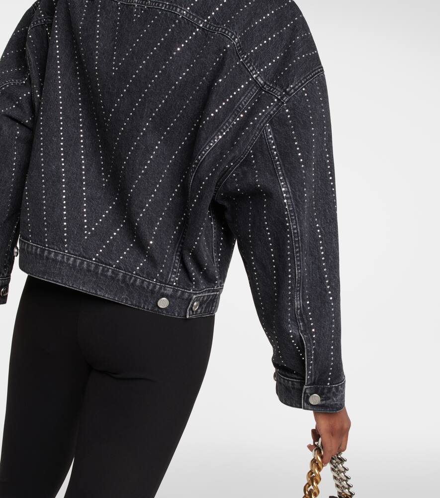 Stella McCartney Crystal-embellished denim jacket