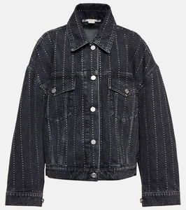 Stella McCartney Crystal-embellished denim jacket