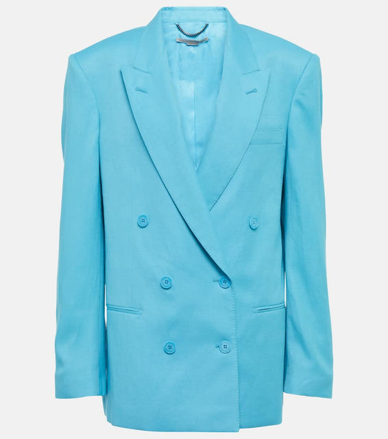 Stella McCartney Double-breasted twill blazer