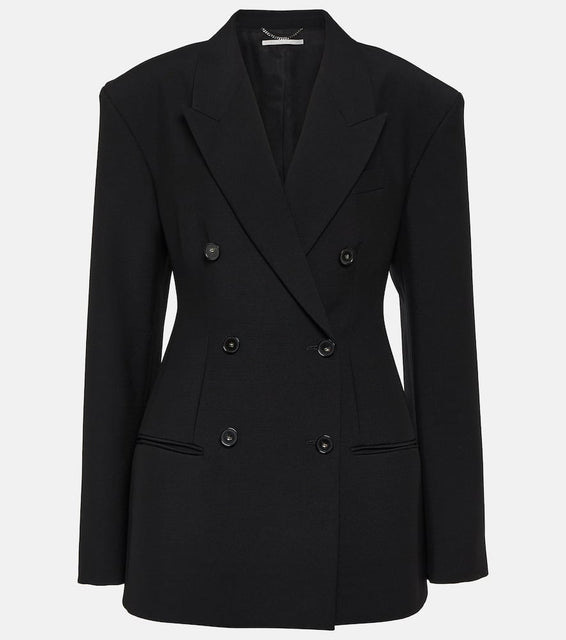 Stella McCartney Double-breasted wool blazer