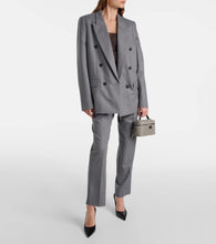 Stella McCartney Double-breasted wool flannel blazer