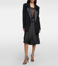 Stella McCartney Double-breasted wool tuxedo jacket