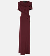 Stella McCartney Draped open-back satin gown