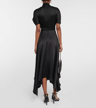 Stella McCartney Draped satin midi dress