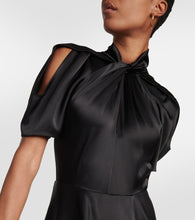Stella McCartney Draped satin midi dress