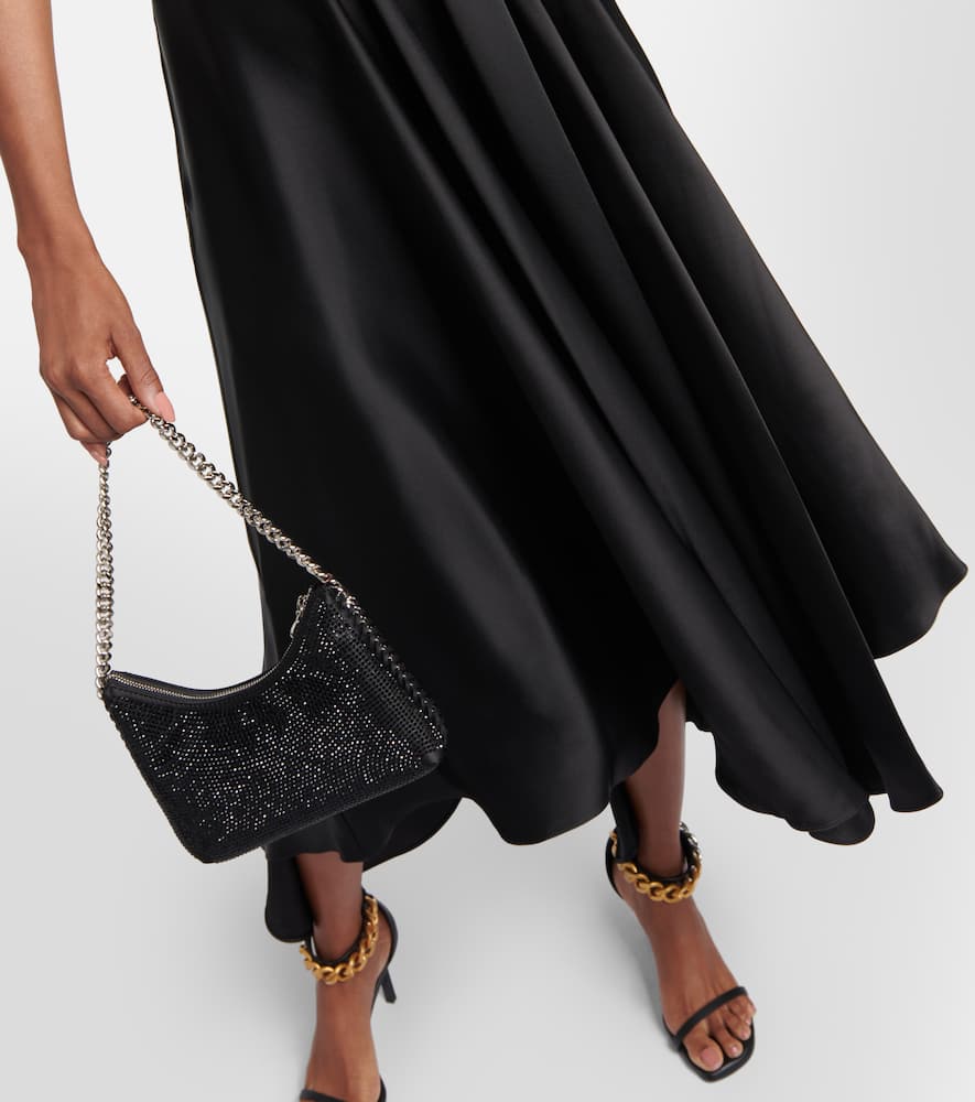 Stella McCartney Draped satin midi dress
