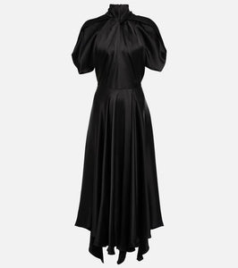 Stella McCartney Draped satin midi dress