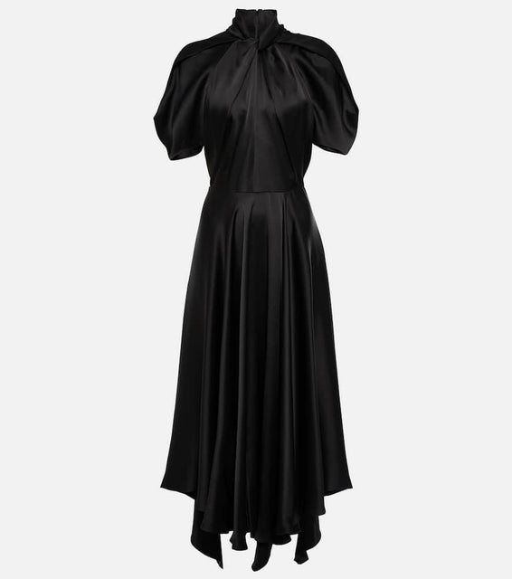 Stella McCartney Draped satin midi dress