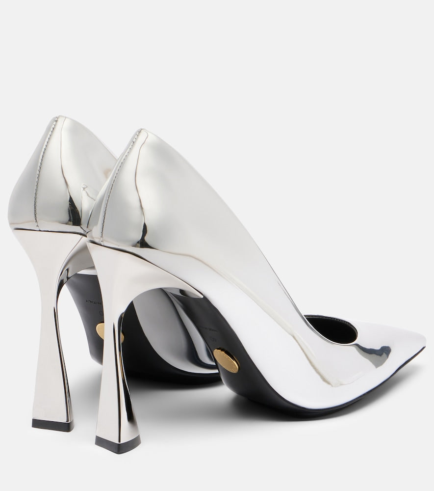 Stella McCartney Elsa 103 metallic-effect pumps