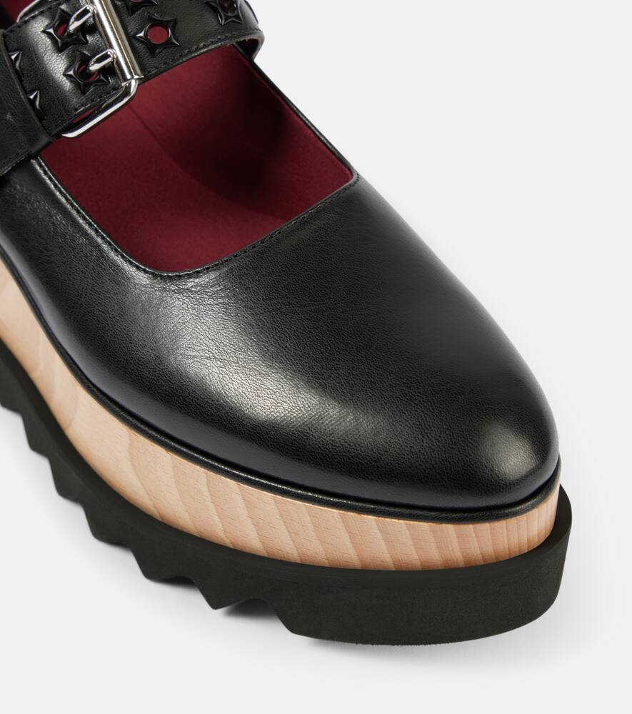 Stella McCartney Elyse Eco Alter Mat leather platform sneakers